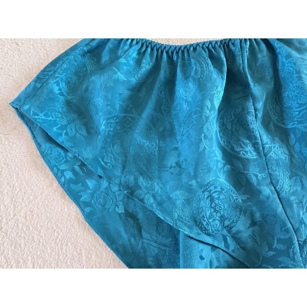 Vintage‎ Victoria's Secret High Cut Lingerie Bottoms Satin Size Small Gold Label - Picture 6 of 6